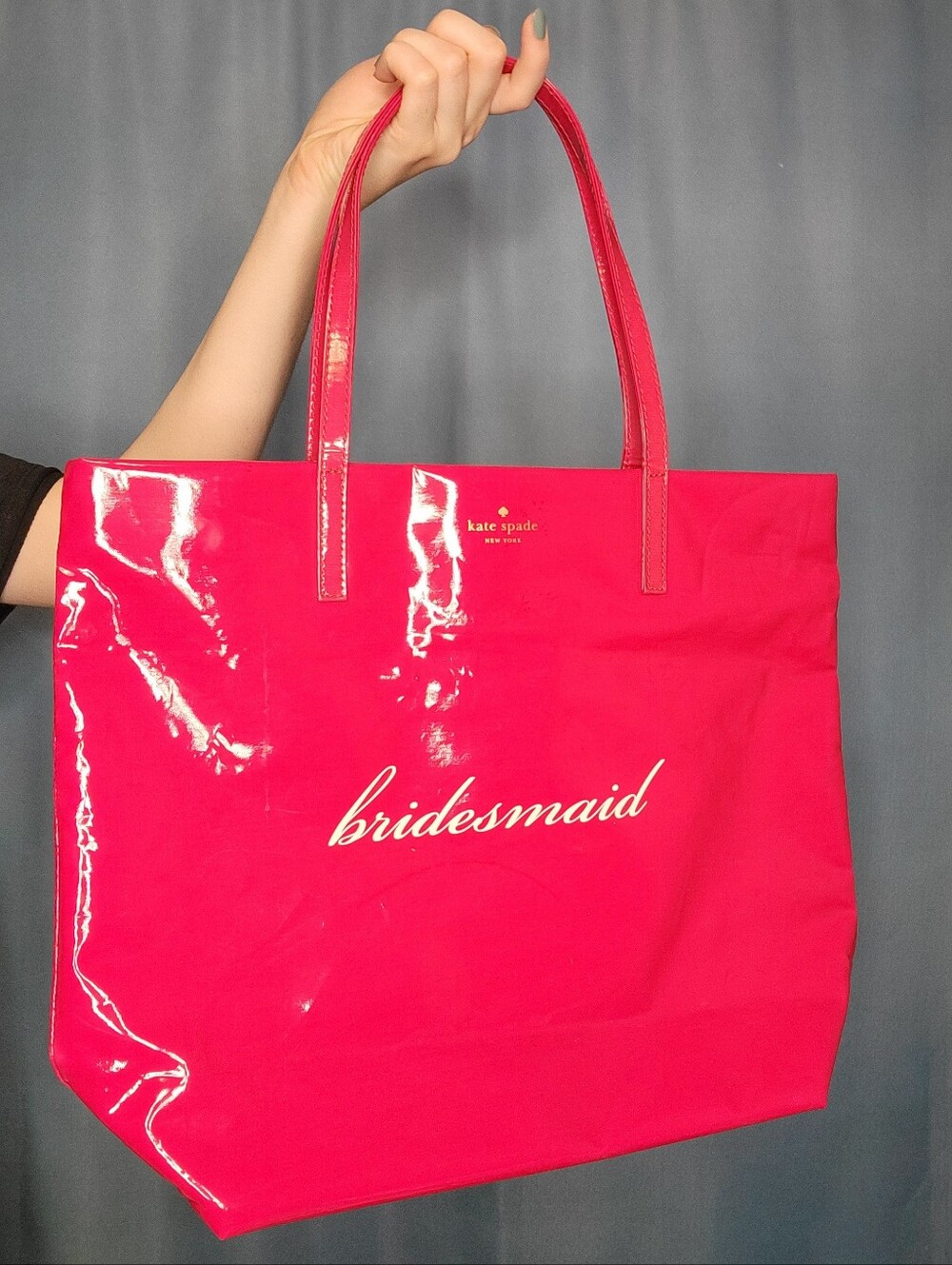 kate spade bright pink Bridesmaid Tote